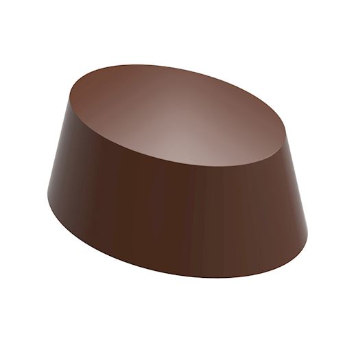 Chocoladevorm magneet ovaal