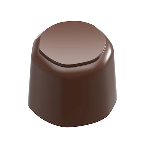 Chocoladevorm magneet klein rondje