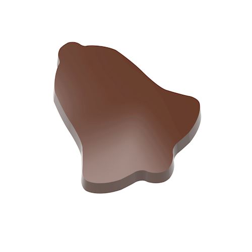 Chocoladevorm magneet klok