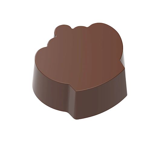 Chocoladevorm magneet kroon