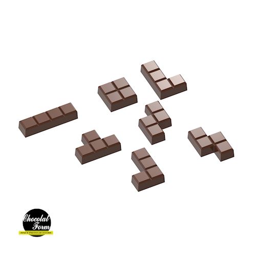 Chocoladevorm tetris