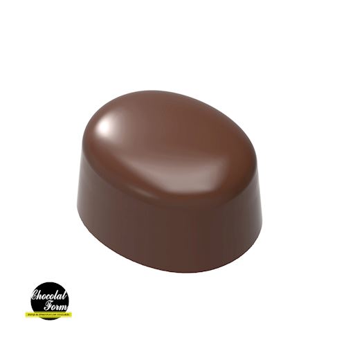 Chocoladevorm dome ovaal
