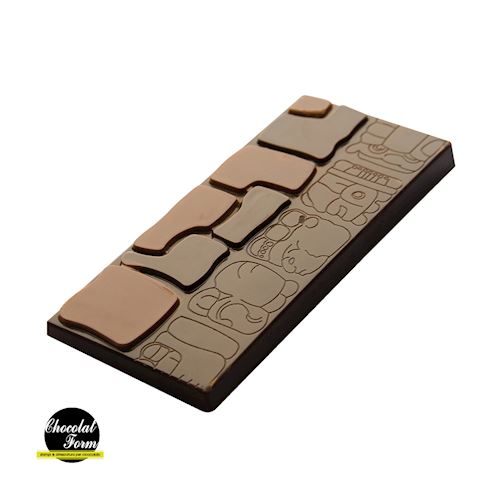 Chocoladevorm tablet 50 gr Maya namen