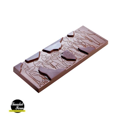Chocoladevorm tablet Egyptische hiërogliefen