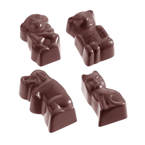 Chocoladevorm dieren 7 fig.