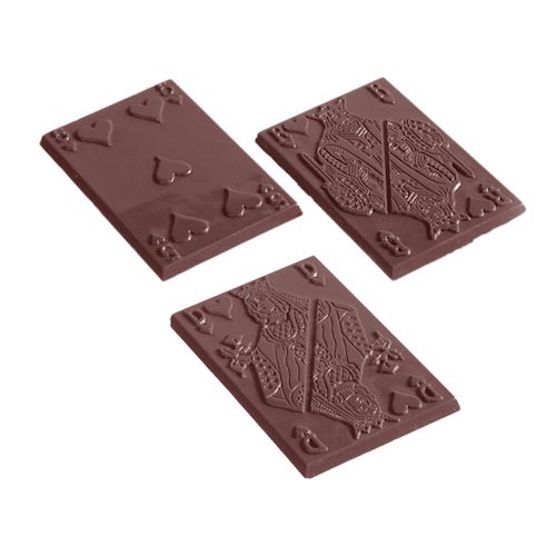 Chocoladevorm speelkaarten 12 fig.