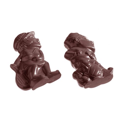 Chocoladevorm sportfiguren 3 fig.