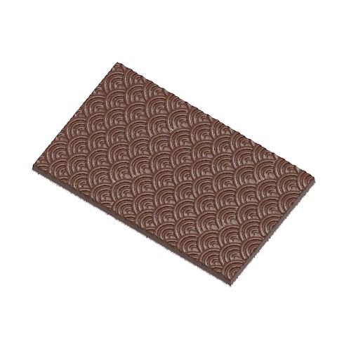 Chocoladevorm tablet golfpatroon