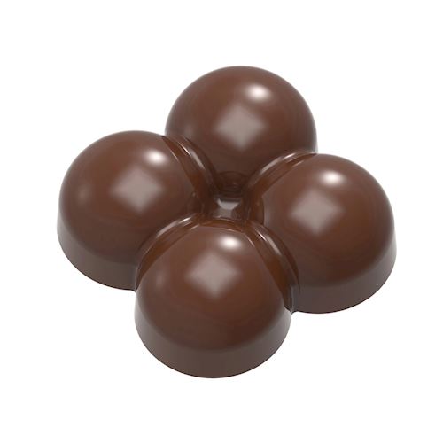 Chocoladevorm vier bolletjes - Minji Lee