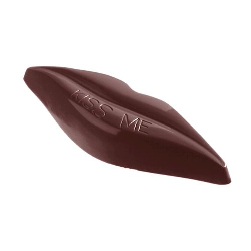 Chocoladevorm lippen "Kiss me"