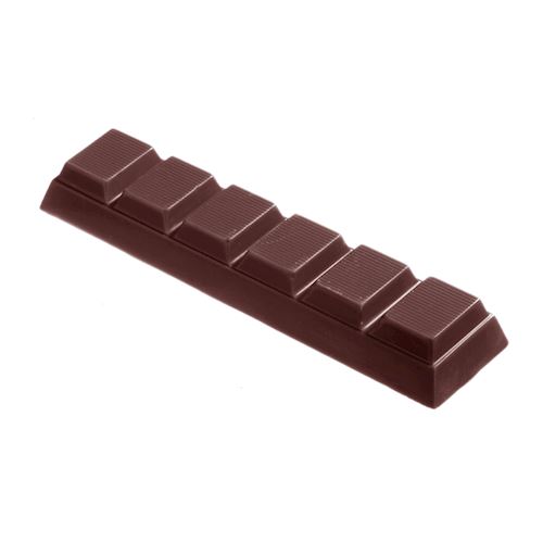 Chocoladevorm tablet gelijnd