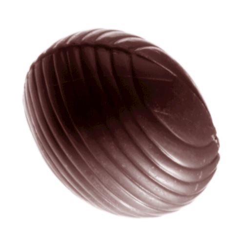 Chocoladevorm ei gestreept ovaal