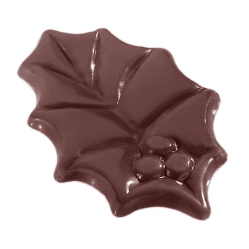 Chocoladevorm hulstblad