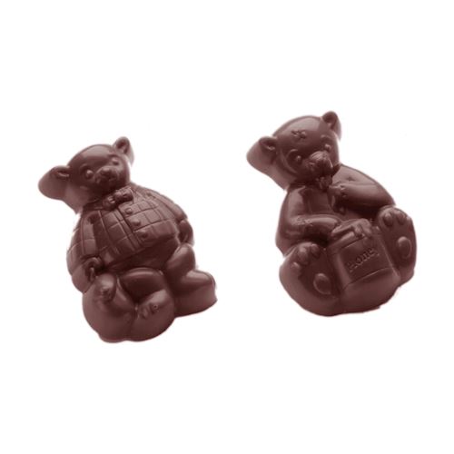 Chocoladevorm 'k zag twee beren 2 fig.