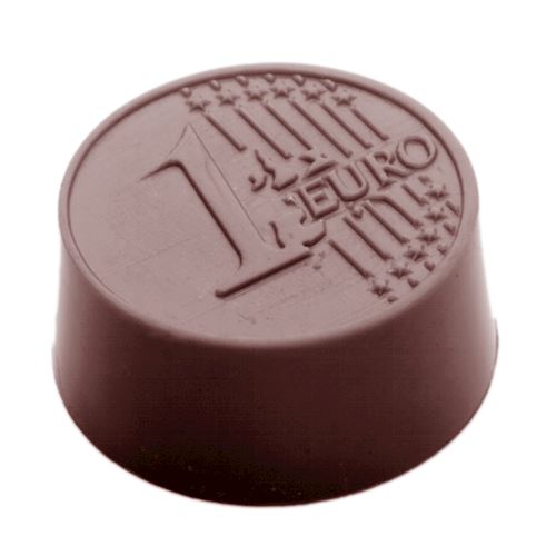 Chocoladevorm euro praline