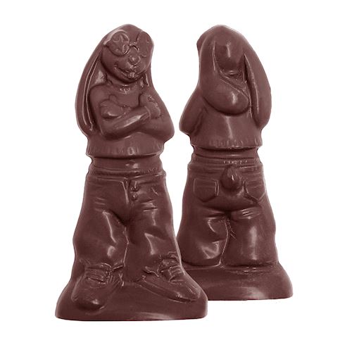 Chocoladevorm rapper konijn