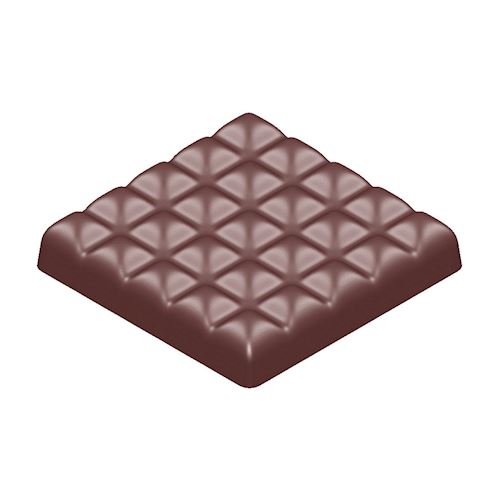 Chocoladevorm tablet vierkant