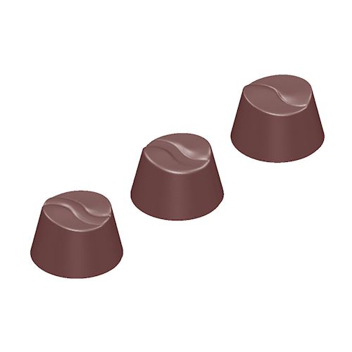 Chocoladevorm ronde golf S 3 fig.