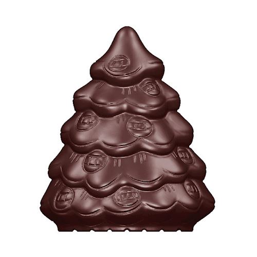 Chocoladevorm kerstboom