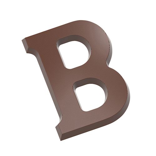 Chocoladevorm letter B 200 gr