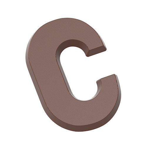 Chocoladevorm letter C 200 gr