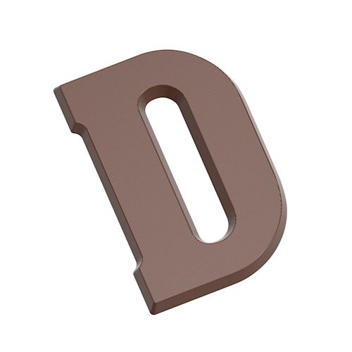 Chocoladevorm letter D 200 gr