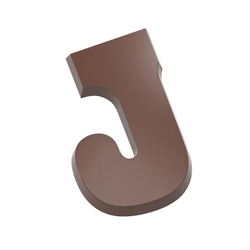 Chocoladevorm letter J 200 gr