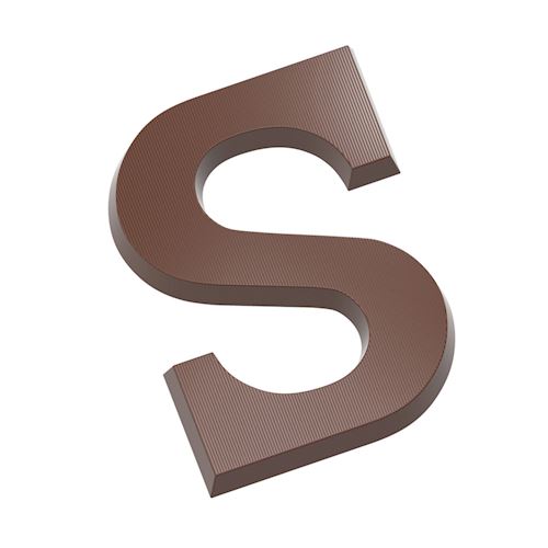 Chocoladevorm letter S 200 gr