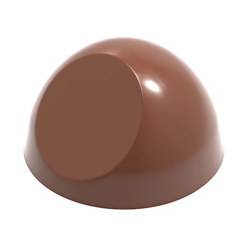 Chocoladevorm halve bol met platte zijde Ø 32 mm