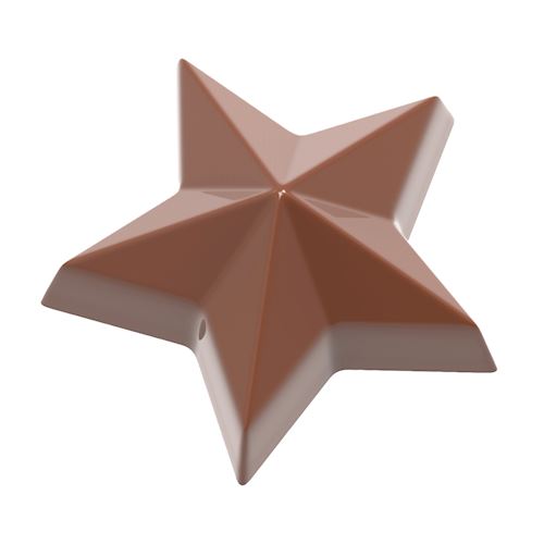 Chocoladevorm ster