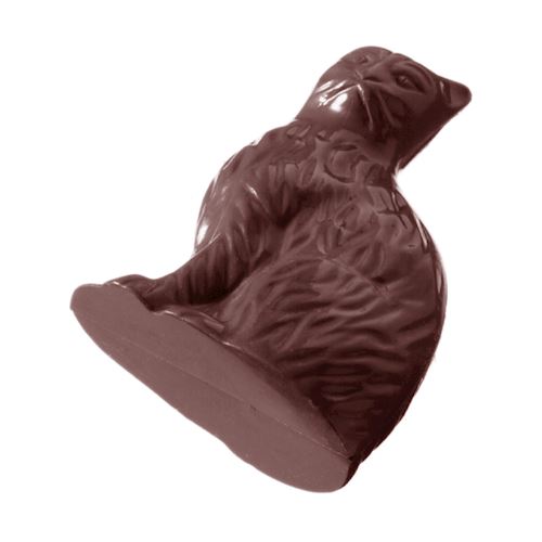 Chocoladevorm kat zittend