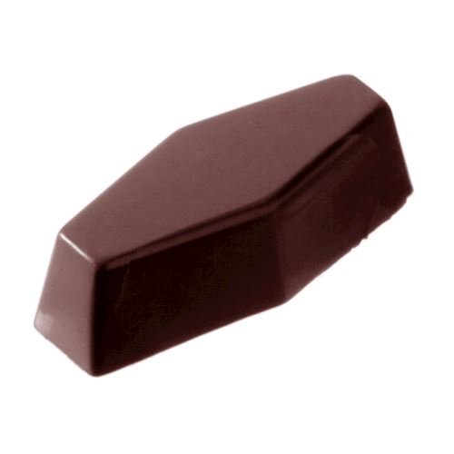 Chocoladevorm zeshoek lang