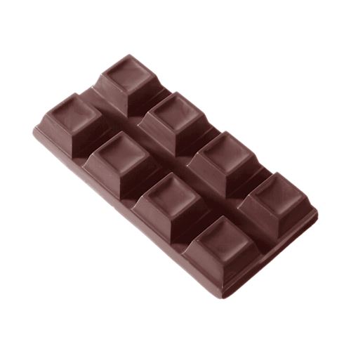 Chocoladevorm tablet blokjes 2x4 58 gr