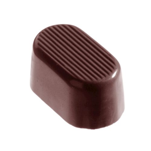 Chocoladevorm ovaal arcering