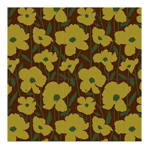 Transferts voor magneetvorm 135 x 275 mm sunny flowers