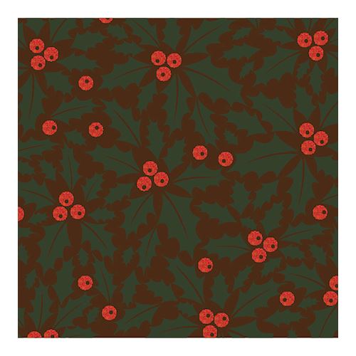 Transferts 300 x 400 mm Christmas Holly 3