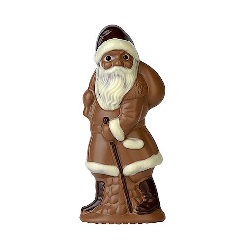 Chocoladevorm kerstman + zak 110 mm