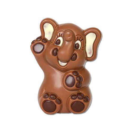 Chocoladevorm vrolijke olifant 134 mm