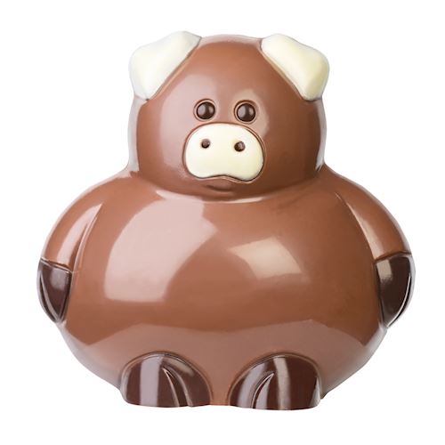 Chocoladevorm bolvormig varken "Babette" 103 mm