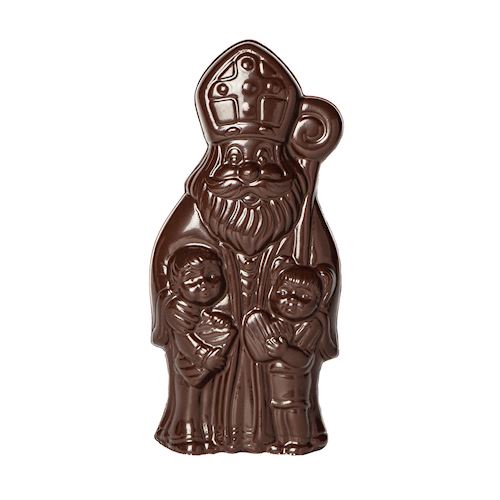 Chocoladevorm Sinterklaas met kinderen 210 mm