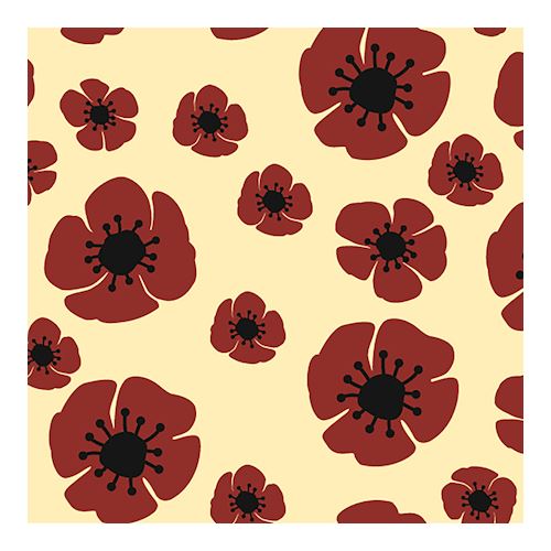 Transferts voor magneetvorm 135 x 275 mm Poppy 1B