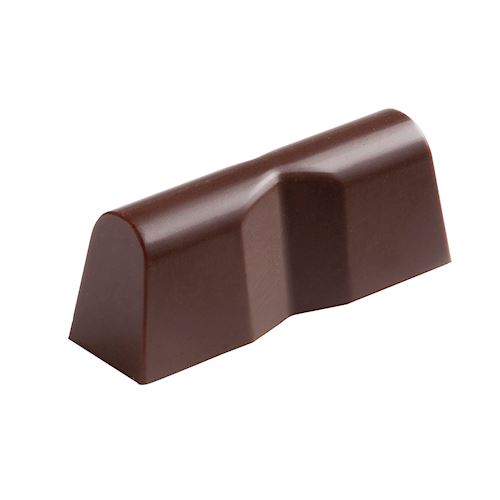 Chocoladevorm rechthoek driehoekige inkeping