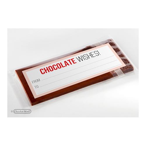Sticker Chocolate wishes! 250 pcs