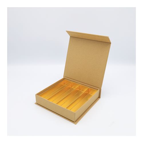 Luxe magneetdoos kraft met 4 rijen - 24 pcs