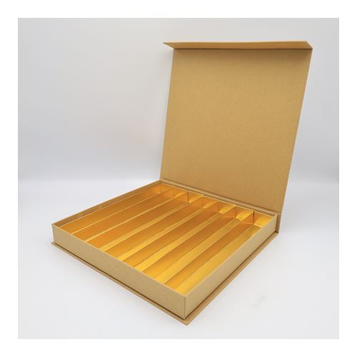 Luxe magneetdoos kraft met 7 rijen - 24 pcs