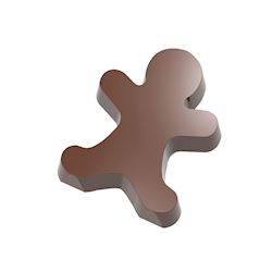 Chocoladevorm magneet gingerbread man