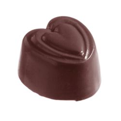 Chocoladevorm hartje