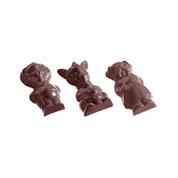 Chocoladevorm dierenfiguren 9 fig.