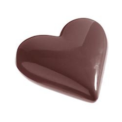 Chocoladevorm hart 65 mm