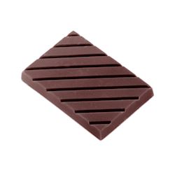 Chocoladevorm karak rechthoek gestreept
